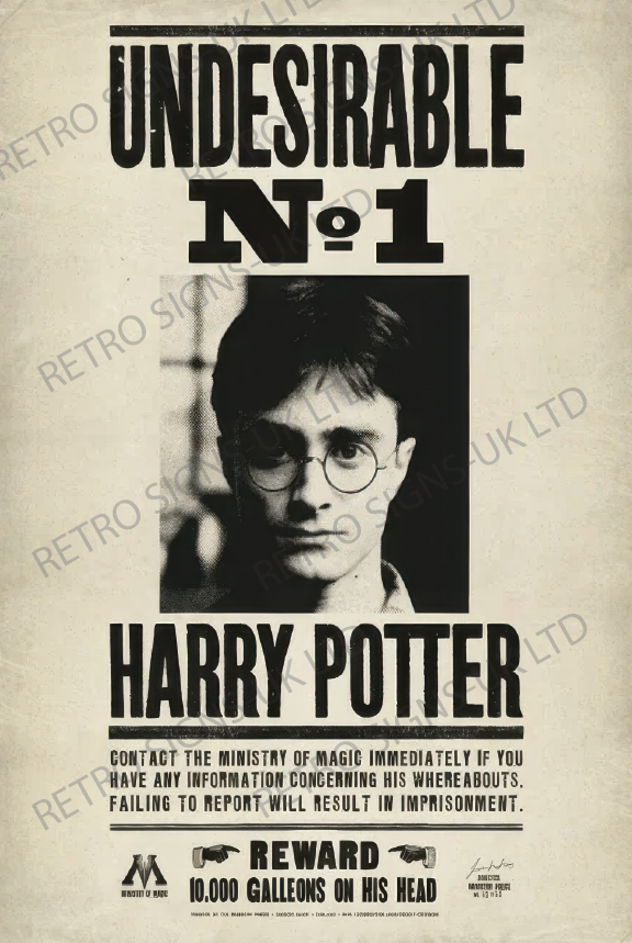 POTTER UNDESIRABLE