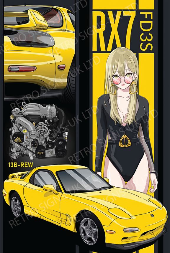 RX7 YELLOW WOMAN