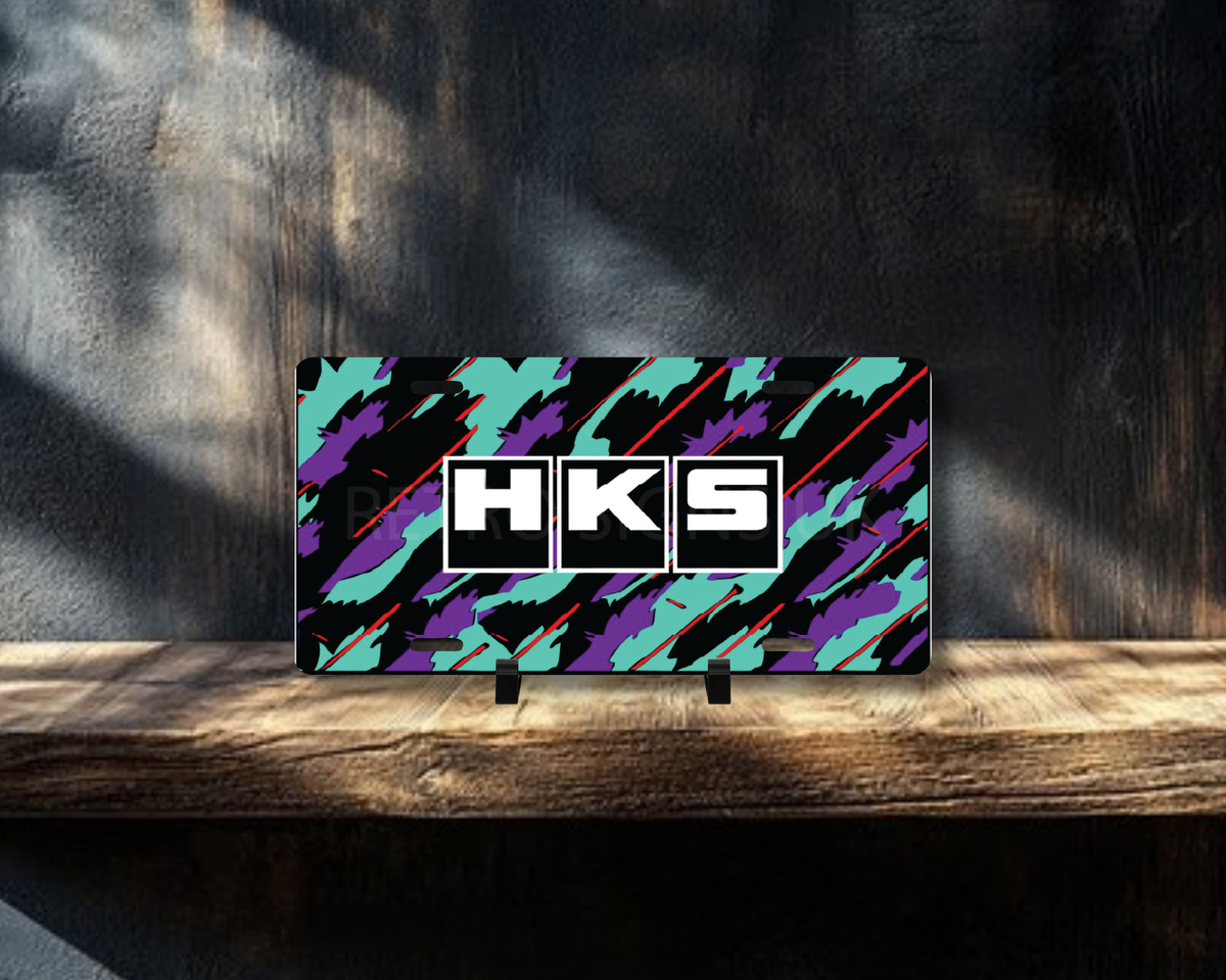 Patterned Licence Plate Style Sign | Premium Aluminium Display Sign