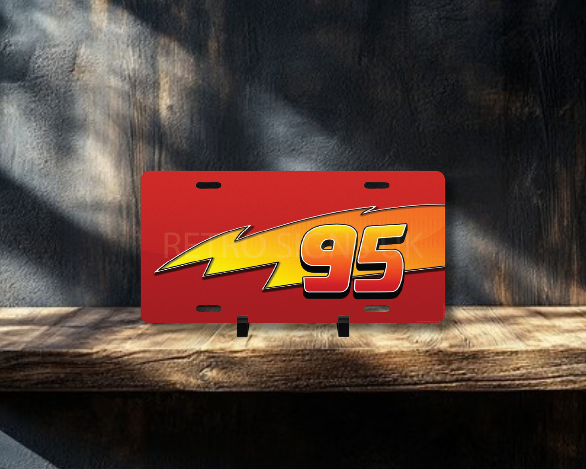 95 Licence Plate Style Sign | Premium Aluminium Display Sign