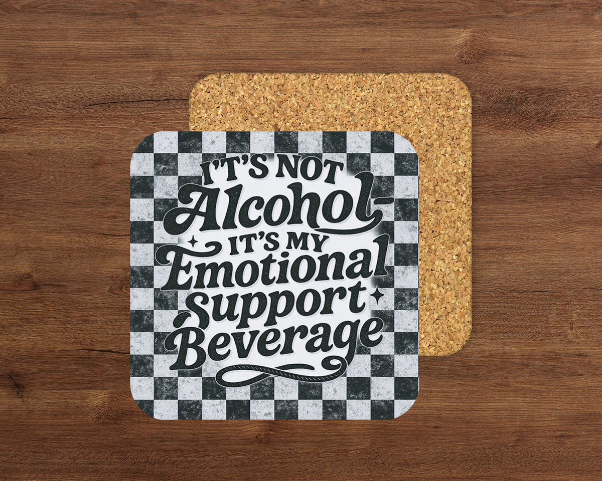 It’s Not Alcohol – Cork Backed Coaster 10x10cm