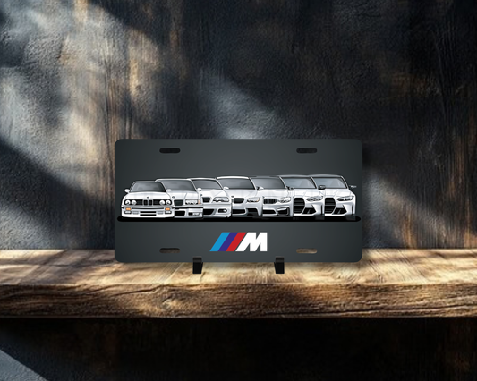 M Sport Licence Plate Style Sign | Premium Aluminium Display Sign