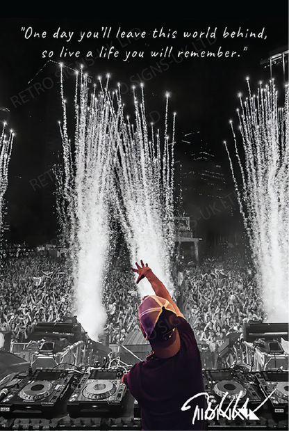 Avicii - Aluminium Metal Sign 20x30cm