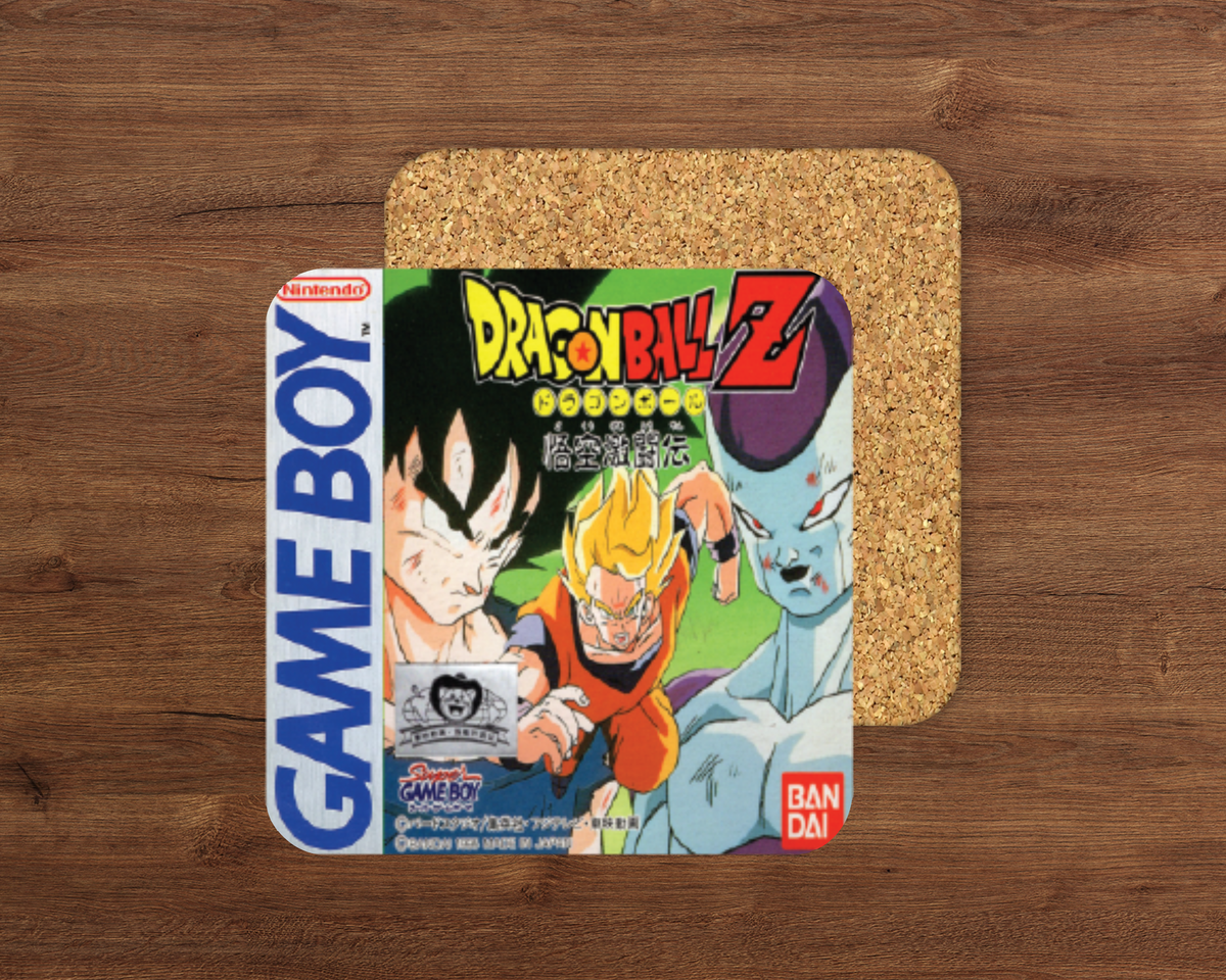 Dragon Ball Z glossy cork-backed drink coaster by Retro Signs UK