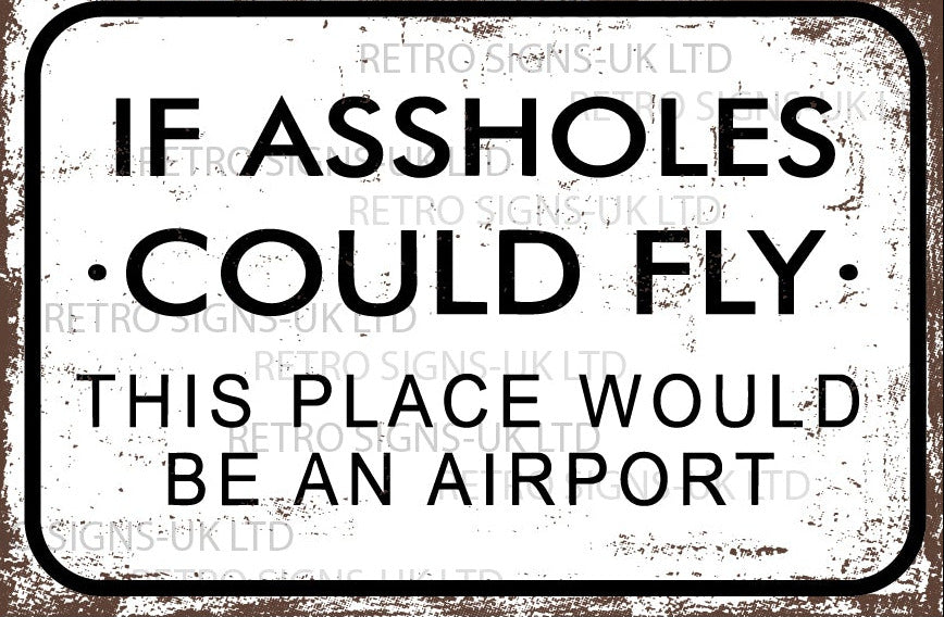 If assholes could fly