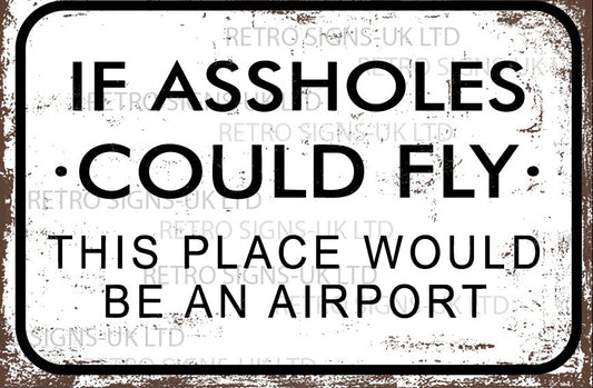 If assholes could fly