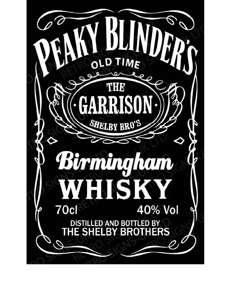 Peaky Blinders Garrison Birmingham Whiskey