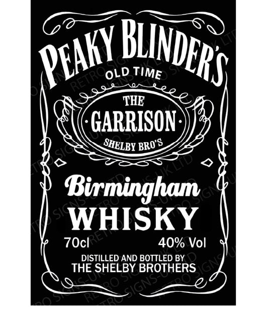 Peaky Blinders Garrison Birmingham Whiskey