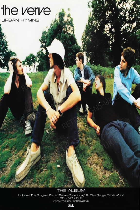 The Verve Album - Aluminium Metal Sign 20x30cm
