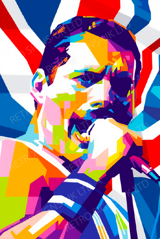 FREDDIE MERCURY UNION JACK