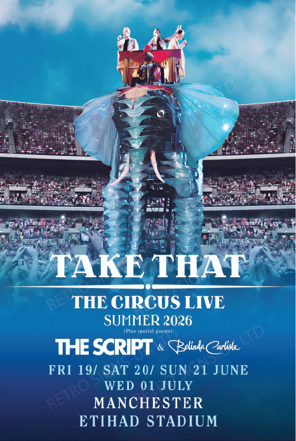 Take That Circus – Aluminium Metal Wall Sign 20 x 30cm